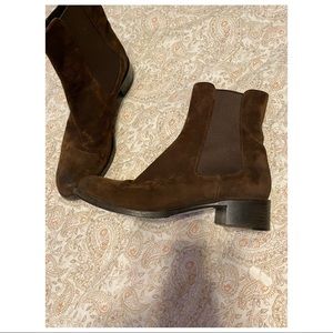 vintage prada suede boots